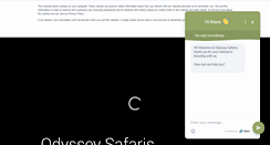 Desktop Screenshot of odysseysafaris.com